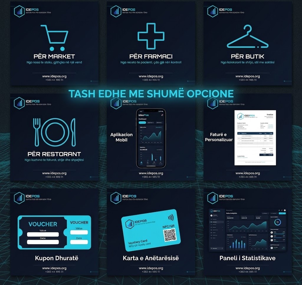 Së shpejti: Market, Farmaci, Butik, dhe më shumë